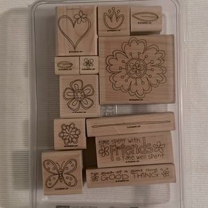 Stampin’ Up Time Well Spent Rubber Stamp Set